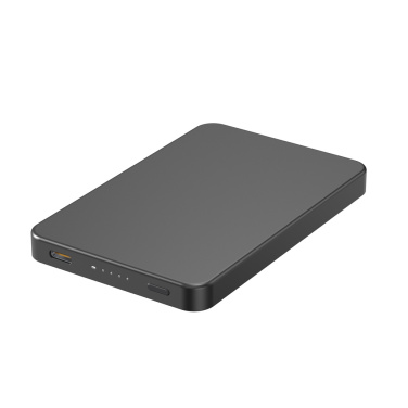 Logotrade Logogeschenke das Foto: Urban Vitamin Marin 5.000mAh magnet. 15W Wireless Powerbank