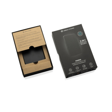 Logotrade Firmengeschenke das Foto: Urban Vitamin Marin 5.000mAh magnet. 15W Wireless Powerbank