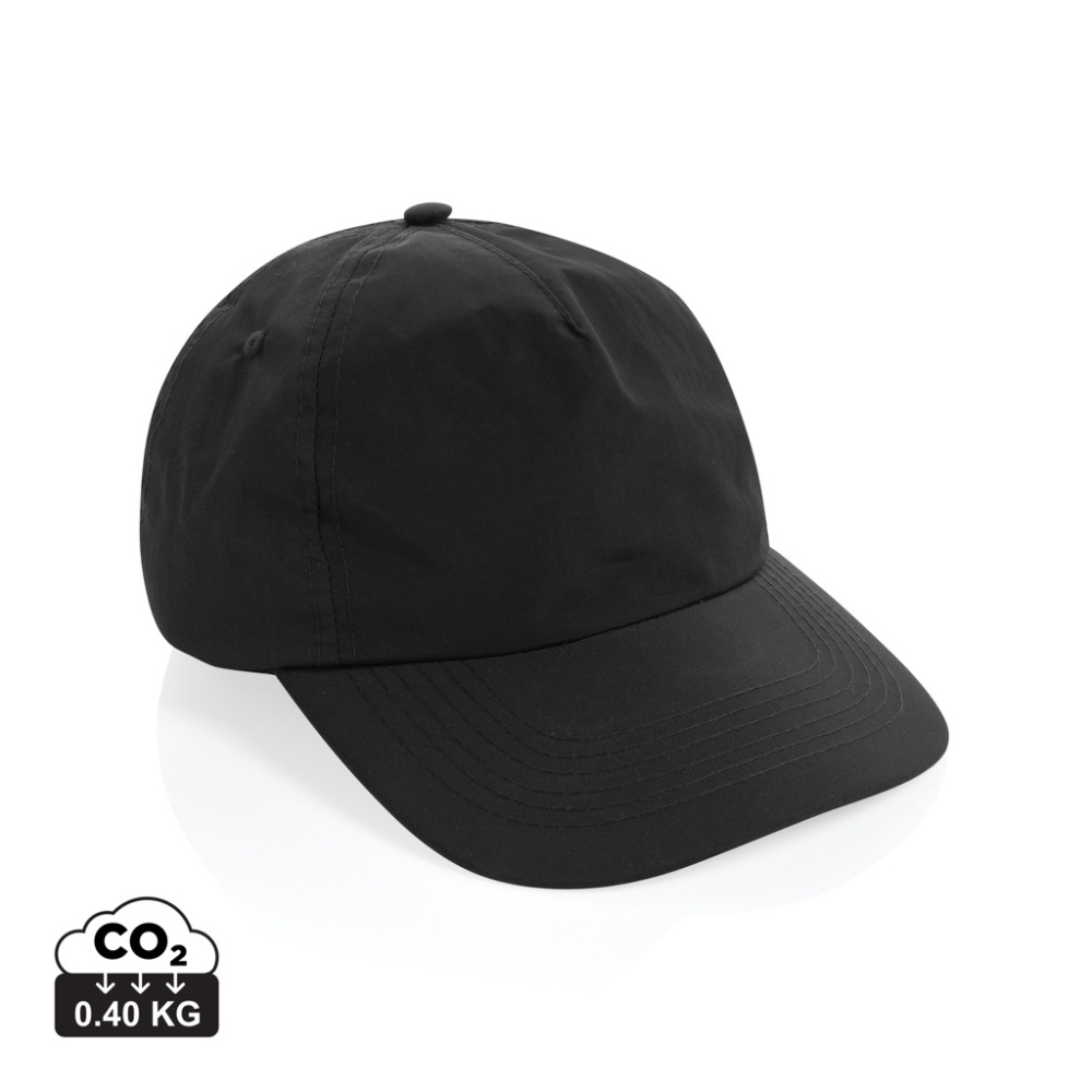 Logotrade Werbeartikel das Foto: KENTO URBAN RCS 5-Panel-Cap aus RCS recyceltem Nylon