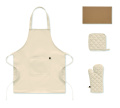 Küchen-Set recy. Baumwolle, Beige