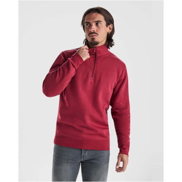 Logotrade Logogeschenke das Foto: Aneto Pullover mit Viertelreißverschluss