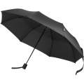 Agnes 21" faltbarer RPET-Regenschirm mit automatischer Öffnung, Schwarz
