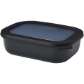 Mepal Cirqula 1000 ml, rechteckige Mehrfachschüssel, Schwarz