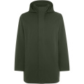 Gepolsterte Unisex-Parka-Jacke mit Kuppelkragen, Grüner Rauch
