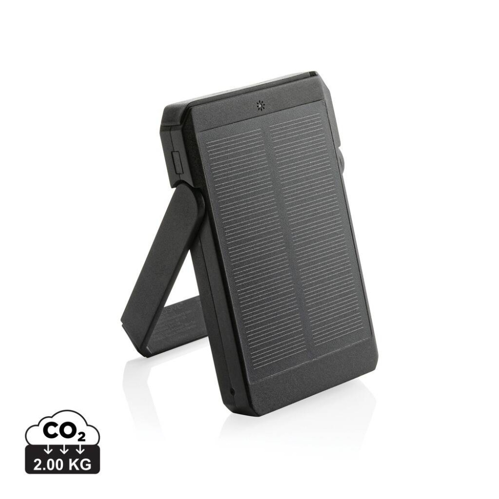 Logotrade Geschäftsgeschenke das Foto: Skywave RCS Solar-Powerbank 5.000 mAh, kabellos 10 W