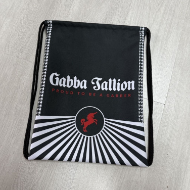 Logotrade Logogeschenke das Foto: Turnbeutel mit Kordelzug und Sublimationsdruck mit Logo