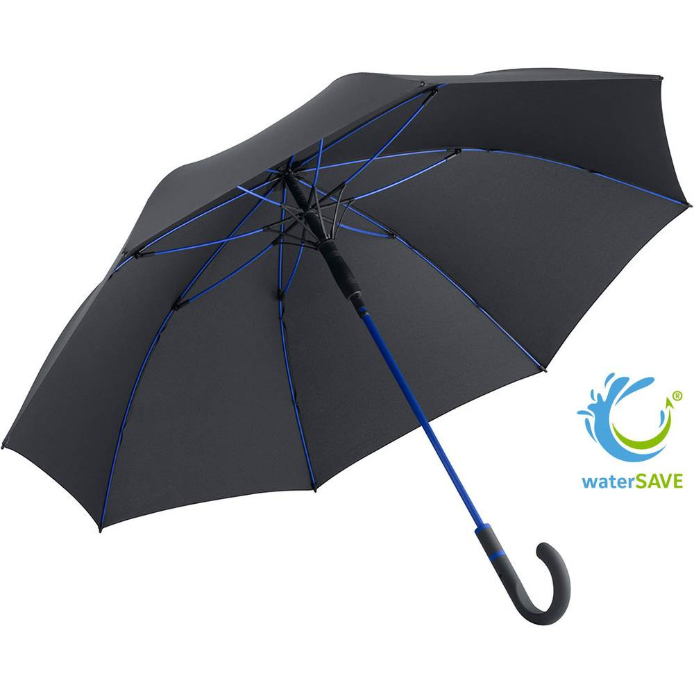 Logotrade Werbeartikel das Foto: FARE® Style AC-Midsize-Schirm mit farbigen Details mit Logo