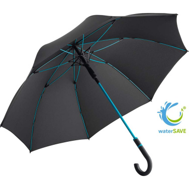 Logotrade Werbeartikel das Foto: FARE® Style AC-Midsize-Schirm mit farbigen Details mit Logo