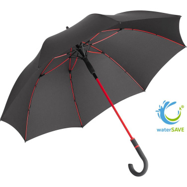 Logotrade Werbeartikel das Foto: FARE® Style AC-Midsize-Schirm mit farbigen Details mit Logo