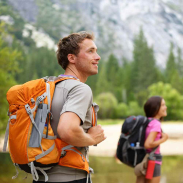Logotrade Logogeschenke das Foto: FARE SlimLite® Adventure flacher Minischirm im Etui mit Karabiner mit Logo