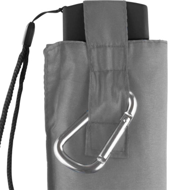 Logotrade Werbegeschenke das Foto: FARE SlimLite® Adventure flacher Minischirm im Etui mit Karabiner mit Logo