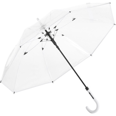 Logotrade Logogeschenke das Foto: FARE® Pure transparenter AC-Stockschirm mit Logo