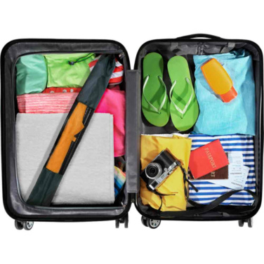 Logotrade Firmengeschenke das Foto: FARE® Travelmate Camper Strandschirm mit Logo