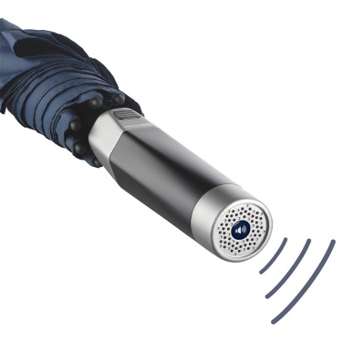 Logotrade Logogeschenke das Foto: FARE® Sound AC-Midsize-Schirm mit Soundlogo mit Logo
