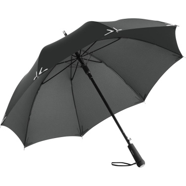 Logotrade Werbeartikel das Foto: FARE Safebrella® AC-Stockschirm mit LED-Licht und Reflektoren mit Logo