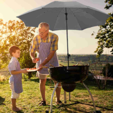 Logotrade werbemittel das Foto: FARE® Sonnenschirm Parasol M, Ø 180 cm mit Logo