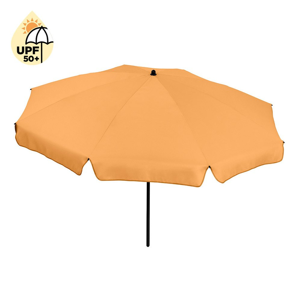 Logotrade werbemittel das Foto: FARE® Sonnenschirm Parasol M mit Volant, Ø 180 cm mit Logo