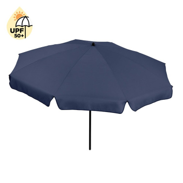 Logotrade Werbegeschenke das Foto: FARE® Sonnenschirm Parasol M mit Volant, Ø 180 cm mit Logo