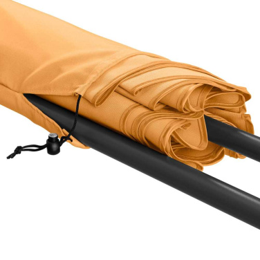 Logotrade Logogeschenke das Foto: FARE® Sonnenschirm Parasol M mit Volant, Ø 180 cm mit Logo