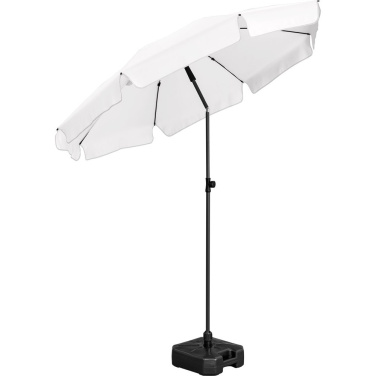 Logotrade werbemittel das Foto: FARE® Sonnenschirm Parasol M mit Volant, Ø 180 cm mit Logo