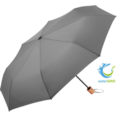 Logotrade Werbeartikel das Foto: FARE® ÖkoBrella Shopping Taschenschirm mit Einkaufstaschen-Hülle mit Logo