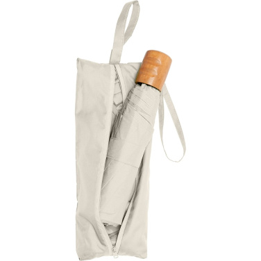 Logotrade werbemittel das Foto: FARE® ÖkoBrella Shopping Taschenschirm mit Einkaufstaschen-Hülle mit Logo