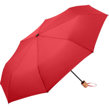 Logotrade Werbeartikel das Foto: FARE® ÖkoBrella Shopping Taschenschirm mit Einkaufstaschen-Hülle mit Logo