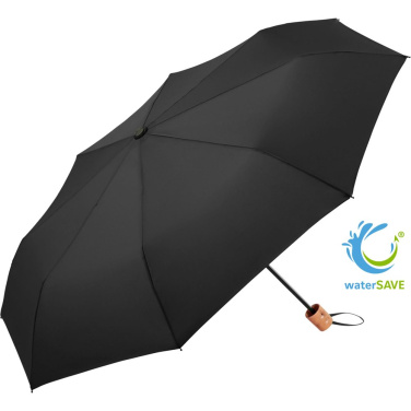 Logotrade Werbeartikel das Foto: FARE® ÖkoBrella Shopping Taschenschirm mit Einkaufstaschen-Hülle mit Logo