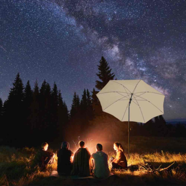 Logotrade Werbeartikel das Foto: FARE® Sonnenschirm Parasol L, Ø 200 cm mit Logo