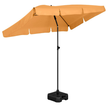 Logotrade Werbegeschenke das Foto: FARE® Sonnenschirm Parasol R, 200 × 122 cm mit Logo