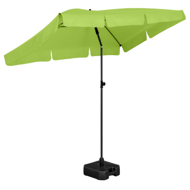 Logotrade Geschäftsgeschenke das Foto: FARE® Sonnenschirm Parasol R, 200 × 122 cm mit Logo
