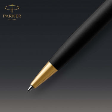 Parker SONNET Stift mattschwarz mit Palladium-Verzierungen, Anwendungsbild