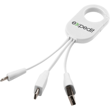 Troop 3-in-1 Ladekabel mit Logo – Druckbeispiel