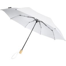 Birgit 21'' faltbarer windfester Regenschirm aus recyceltem PET