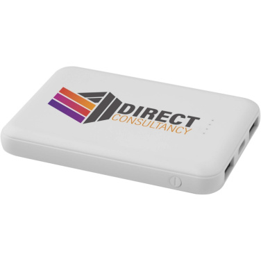 Asama 5000 mAh Type-C Powerbank aus recyceltem Kunststoff mit Logo – Druckbeispiel