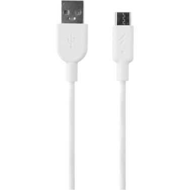 Asama 5000 mAh Type-C Powerbank aus recyceltem Kunststoff – Kabel