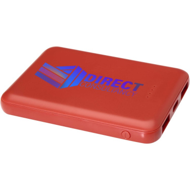 Asama 5000 mAh Type-C Powerbank aus recyceltem Kunststoff mit Logo – Druckbeispiel
