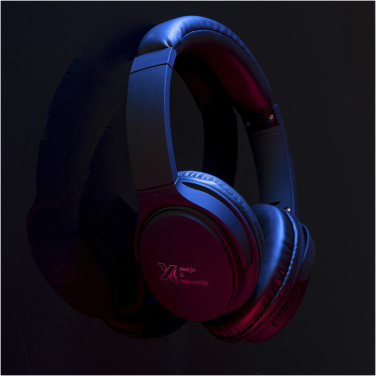 SCX.design E20 Bluetooth 5.0 Kopfhörer mit Leuchtlogo, Produktbild, Schwarz/Weiß (2)