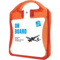 MyKit Flugzeug Reiseset, Transparentes Rot