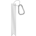 RFX™ H-9 Reflektierender Anhänger mit Karabiner, Weiß