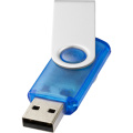 Rotate Transculent USB-Stick, Blau