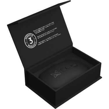 SCX.design O22 antibakterielle, kabellose Funkmaus mit Leuchtlogo, Produktbild, Schwarz (1)