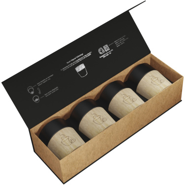 SCX.design D06 4-teiliges magnetisches Keramik-Kaffeebecher-Set, Produktbild, Schwarz (1)