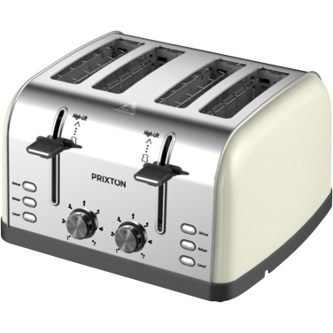 Prixton Bianca Toaster, Produktbild, Weiß (5)
