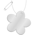 RFX™ H-13 leichter, reflektierender PVC-Anhänger Blume, Weiß