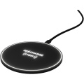 SCX.design W2115 W kabelloses Ladepad mit Leuchtlogo, Schwarz