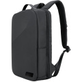SCX.design L12 Shield Rucksack mit eingebauter 10.000 mAh Powerbank und 3-in-1 Ladekabel, Schwarz