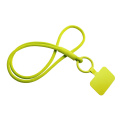 Tubyard Lanyard mit Telefonhalterung und elastischem Band, Gelb