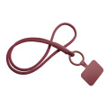 Tubyard Lanyard mit Telefonhalterung und elastischem Band, Burgund