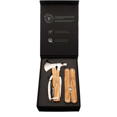 SCX.design T32 Multitool Set aus Holz, Produktbild, Hellbraun (3)